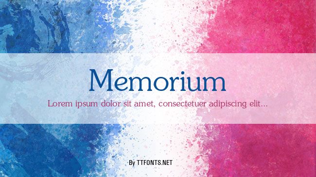 Memorium example
