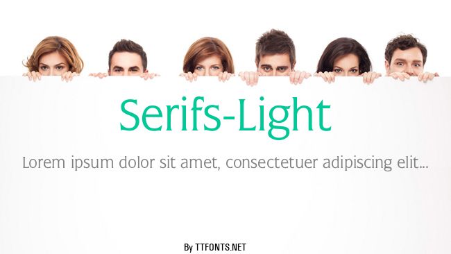 Serifs-Light example