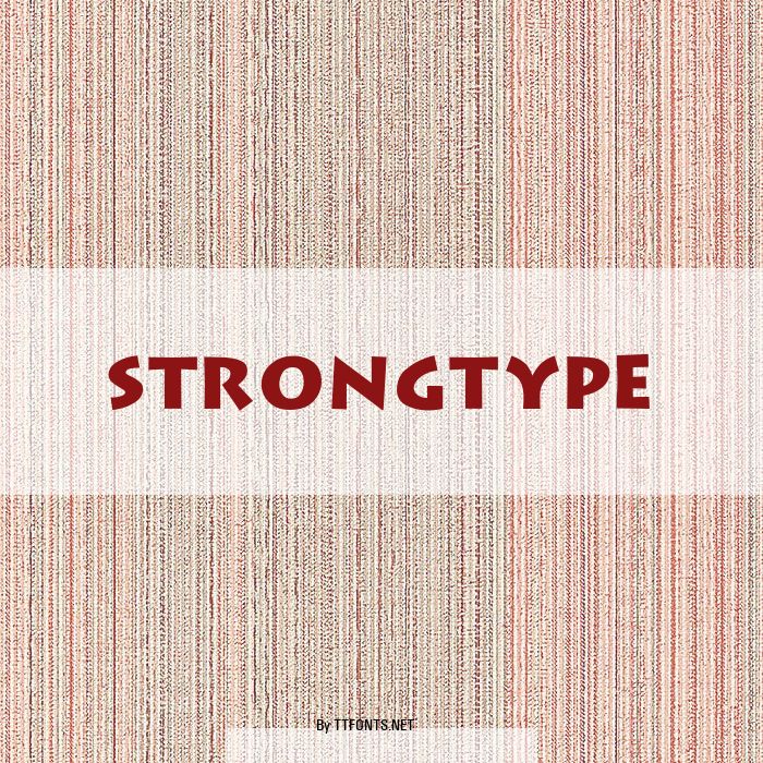 Strongtype example