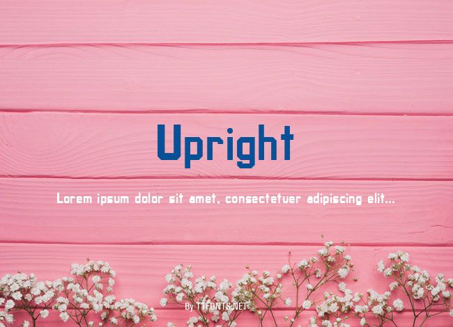Upright example