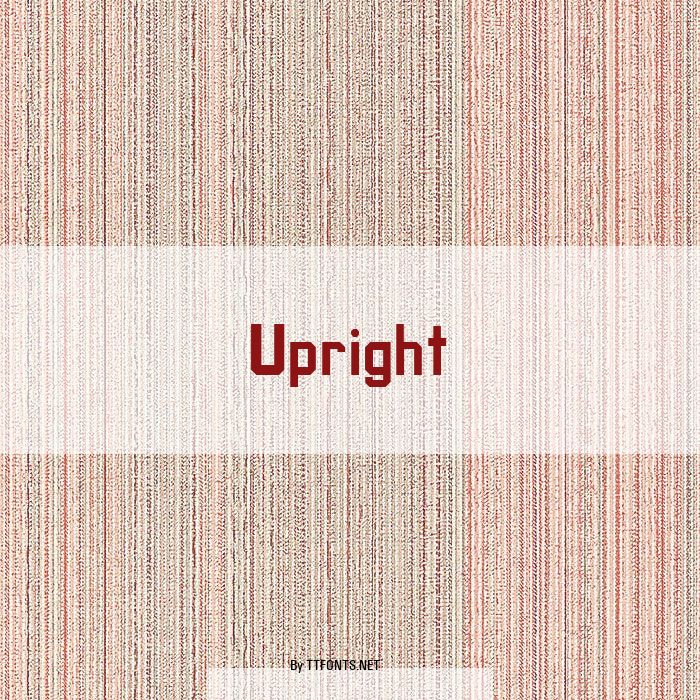 Upright example