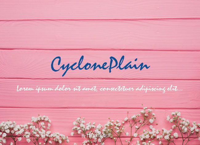 CyclonePlain example