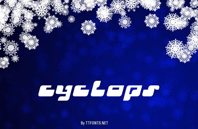 Cyclops example