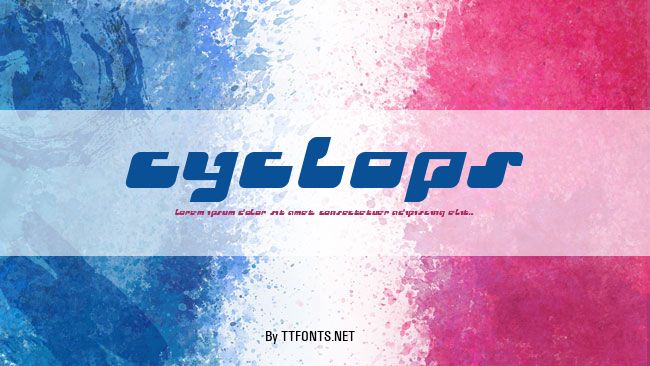 Cyclops example