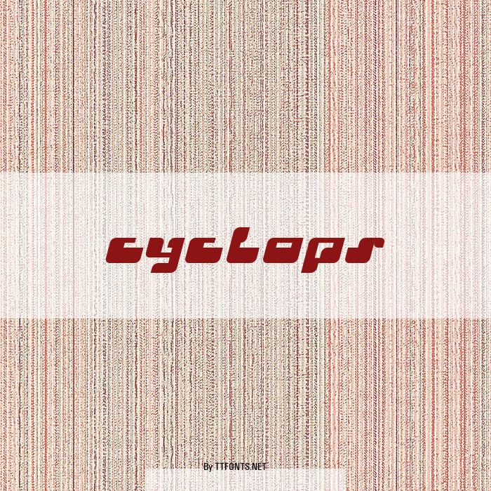 Cyclops example