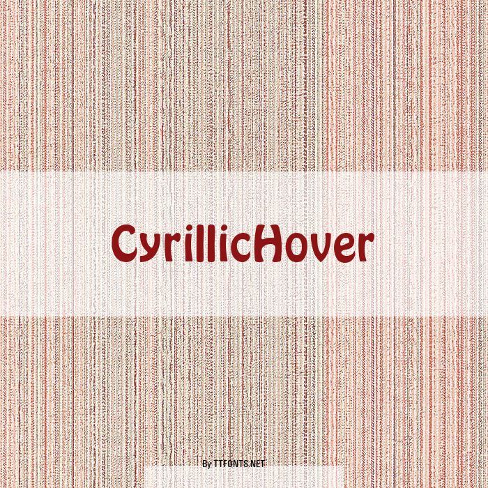 CyrillicHover example