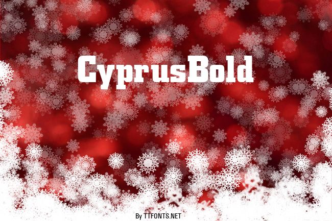 CyprusBold example