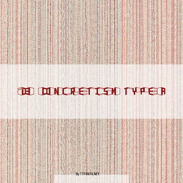 D3 Concretism typeA example