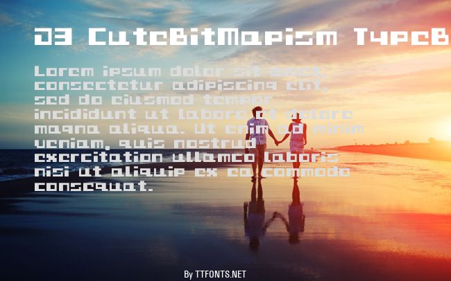 D3 CuteBitMapism TypeB example