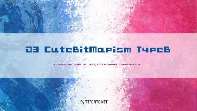 D3 CuteBitMapism TypeB example