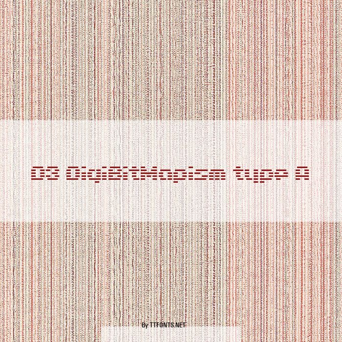 D3 DigiBitMapism type A example