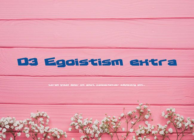 D3 Egoistism extra example