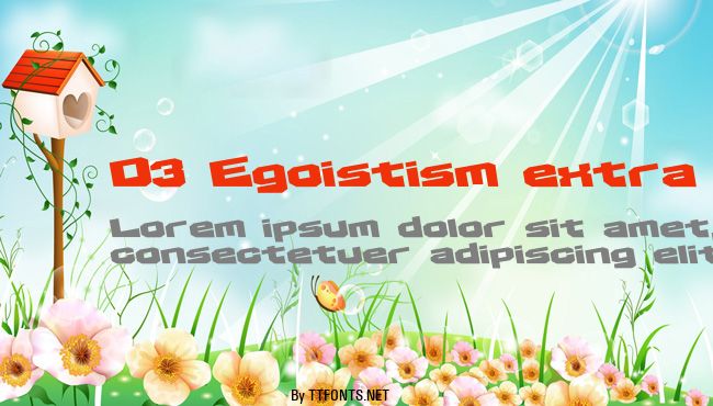 D3 Egoistism extra example