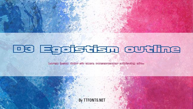 D3 Egoistism outline example