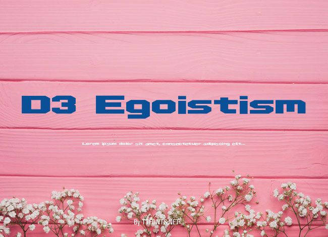 D3 Egoistism example