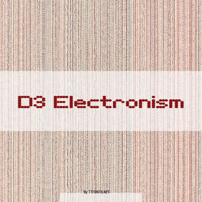 D3 Electronism example