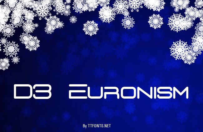 D3 Euronism example