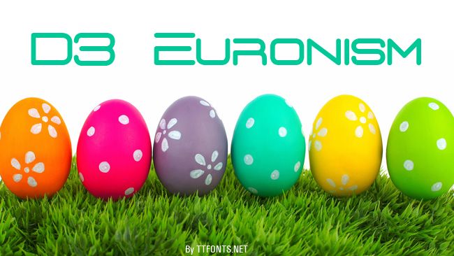 D3 Euronism example