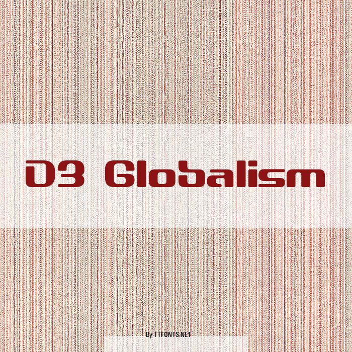 D3 Globalism example