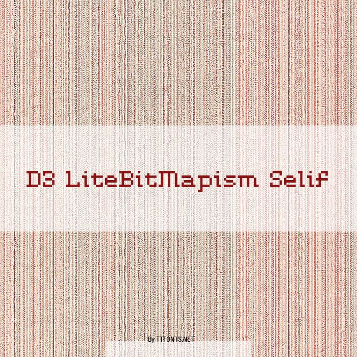 D3 LiteBitMapism Selif example