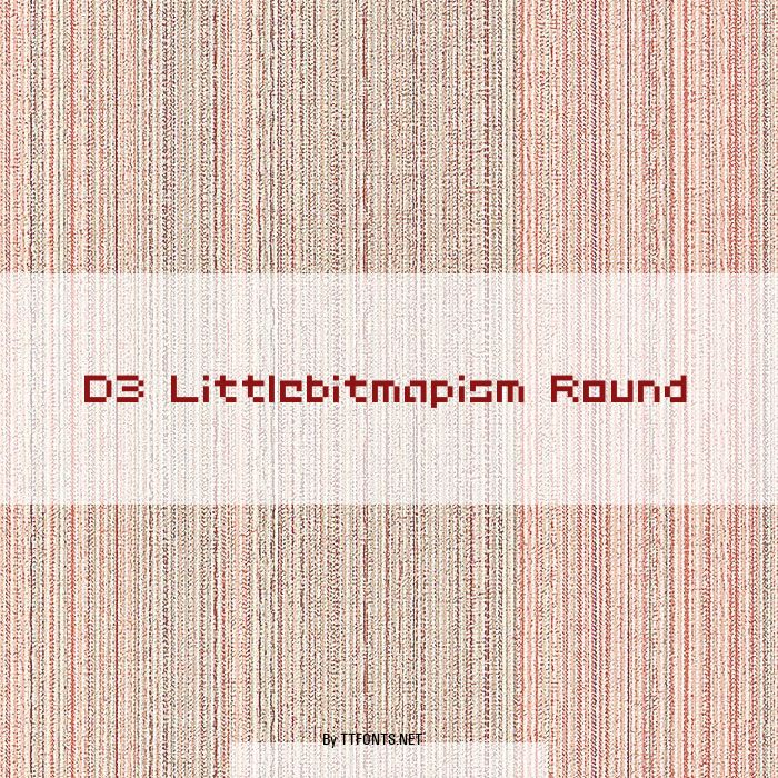 D3 Littlebitmapism Round example