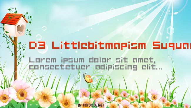 D3 Littlebitmapism Suquare example