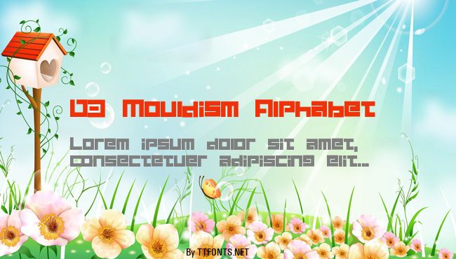 D3 Mouldism Alphabet example