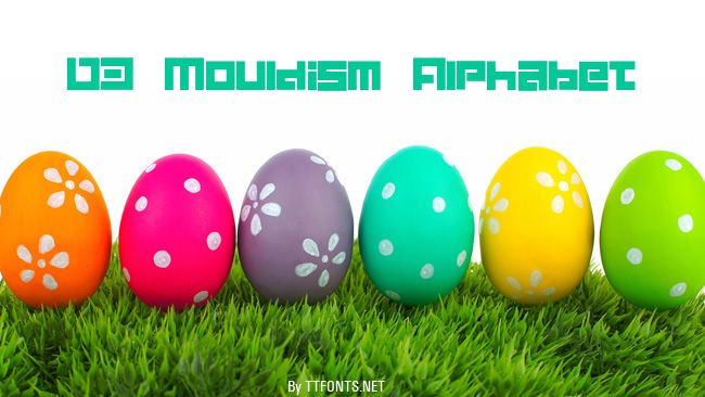 D3 Mouldism Alphabet example