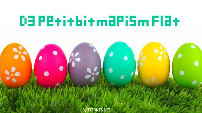 D3 Petitbitmapism Flat example