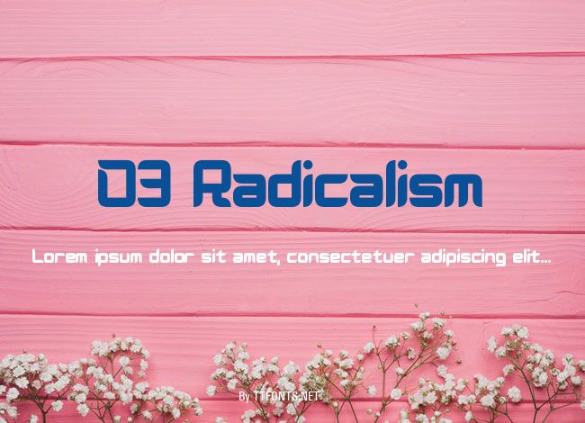 D3 Radicalism example