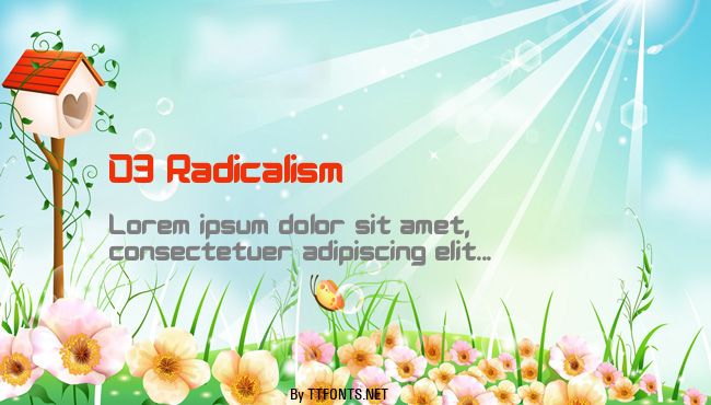 D3 Radicalism example