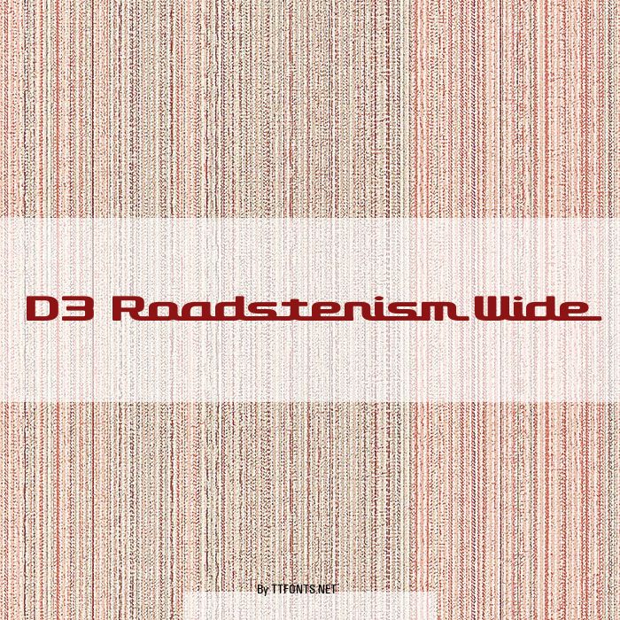 D3 Roadsterism Wide example