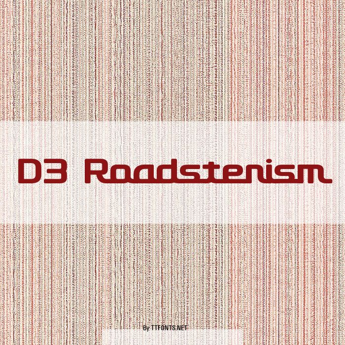 D3 Roadsterism example