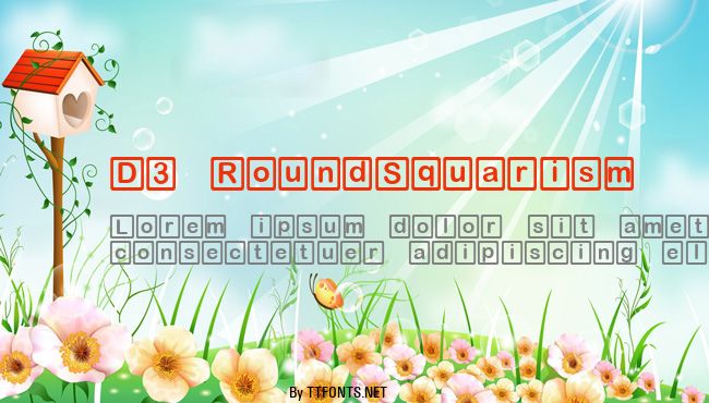 D3 RoundSquarism example