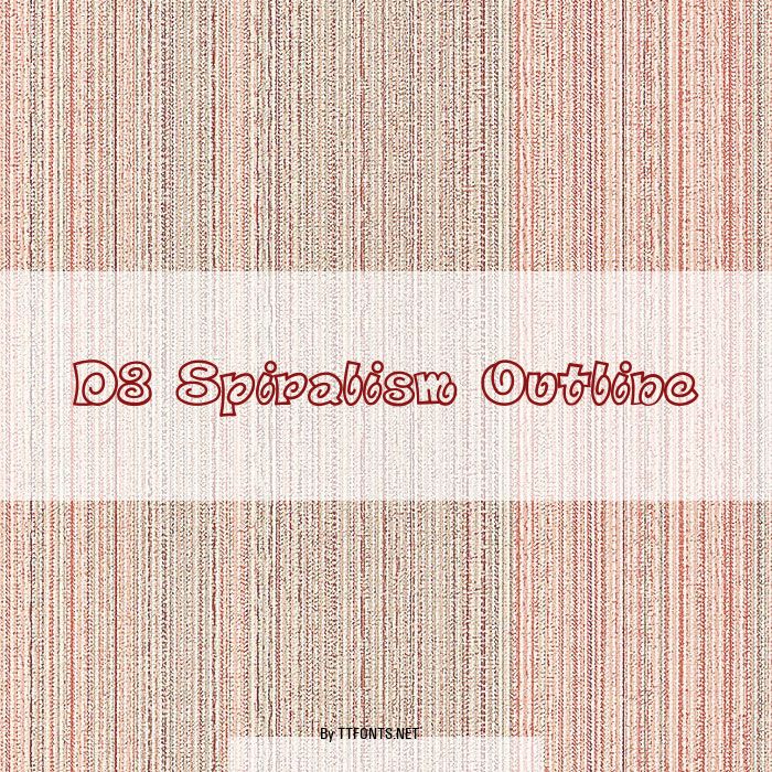 D3 Spiralism Outline example