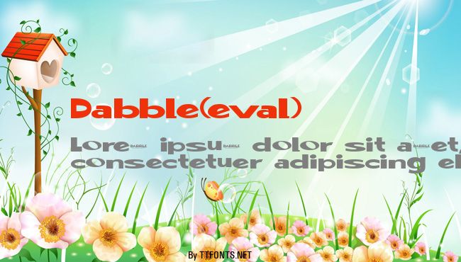 Dabble(eval) example