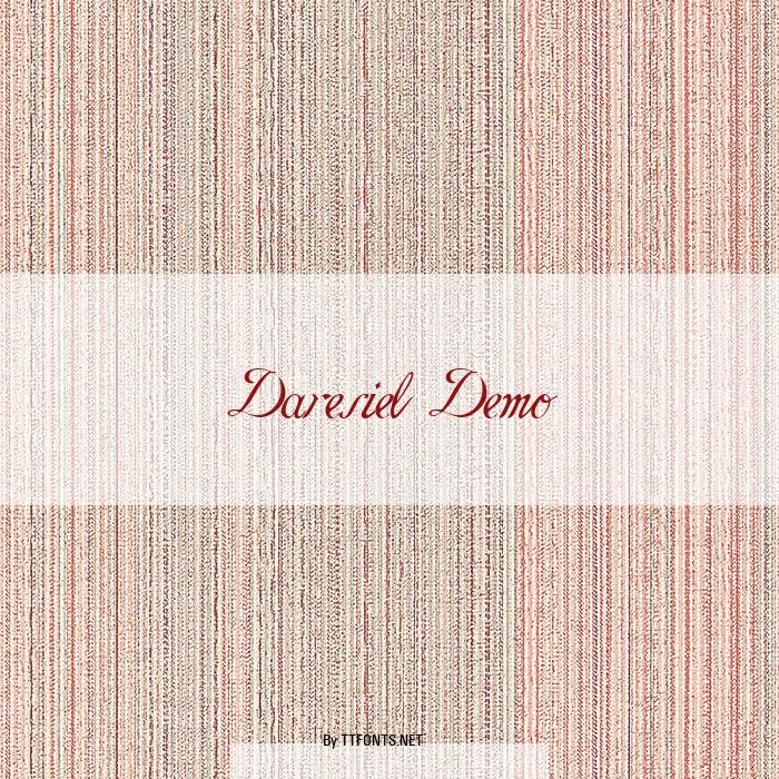 Daresiel Demo example