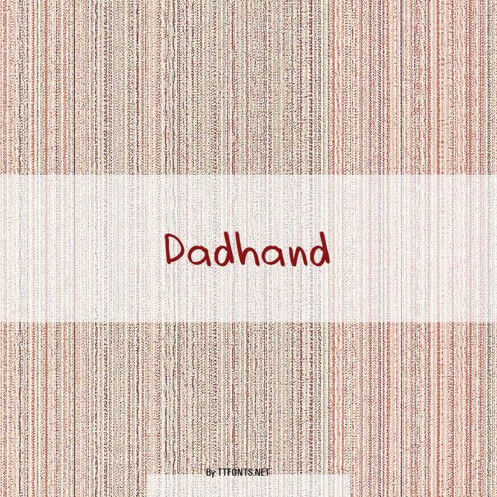 Dadhand example
