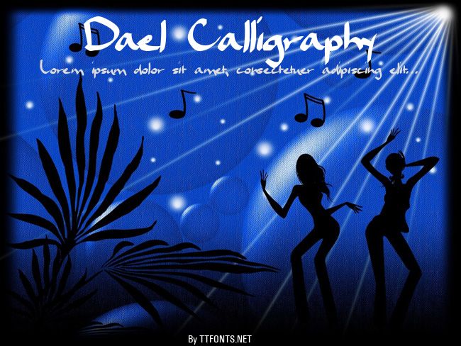 Dael Calligraphy example