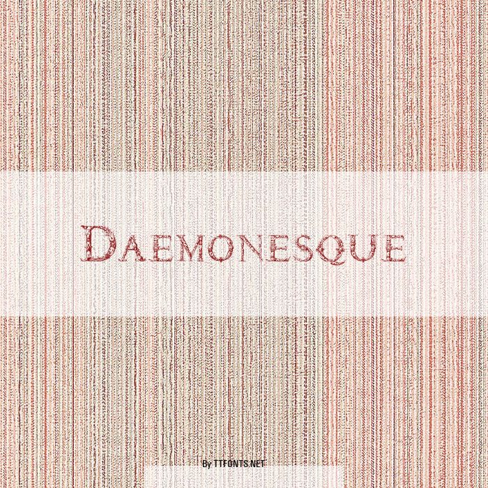 Daemonesque example