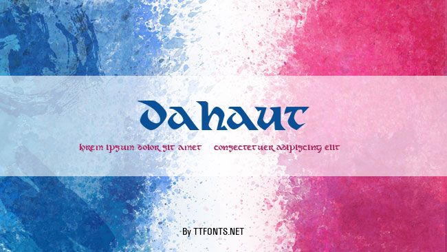 Dahaut example