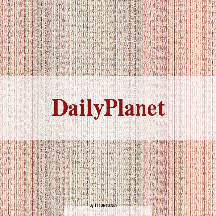 DailyPlanet example