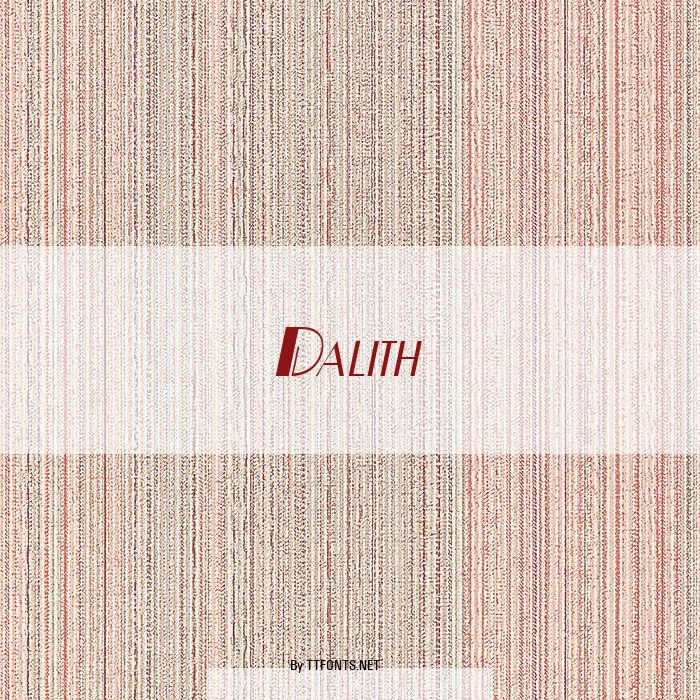 Dalith example