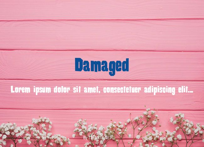 Damaged example