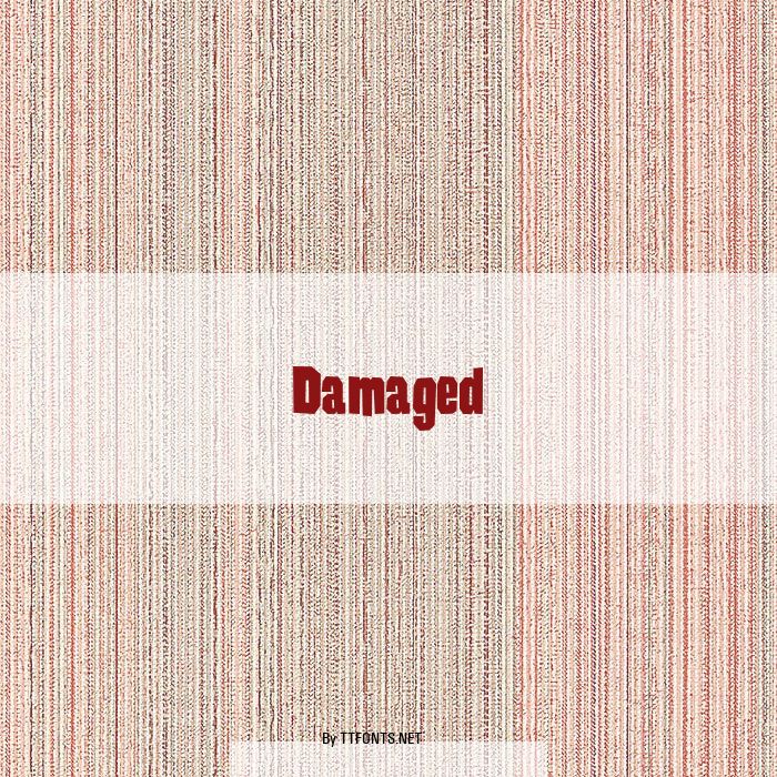 Damaged example
