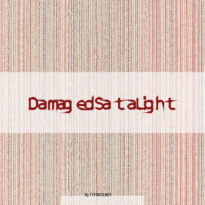 DamagedSataLight example