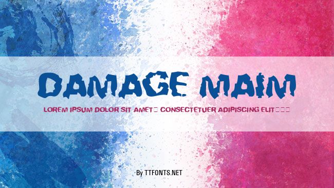 Damage Maim example