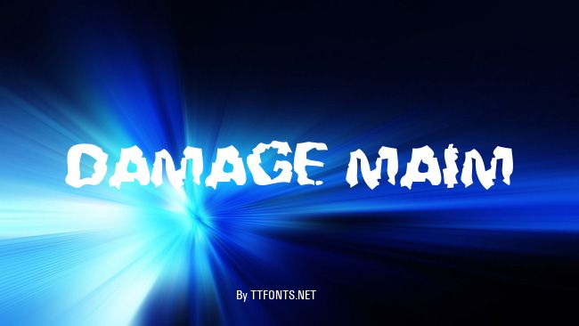 Damage Maim example