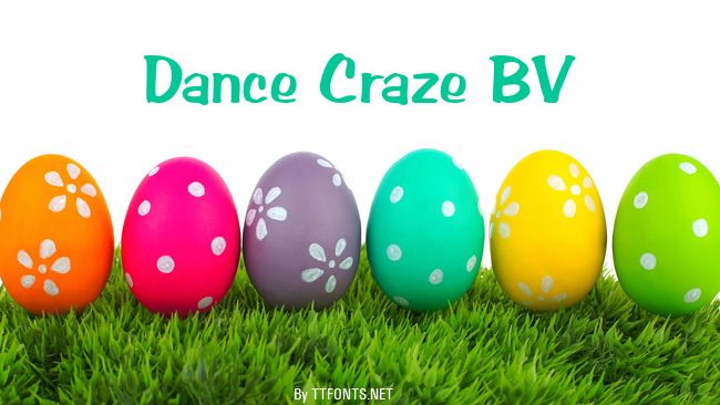 Dance Craze BV example
