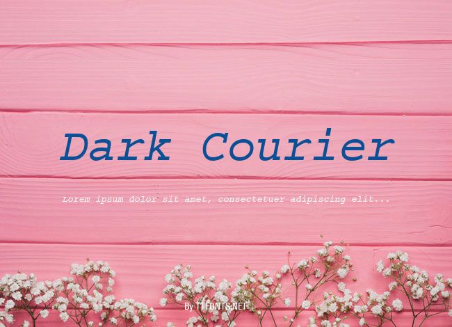 Dark Courier example